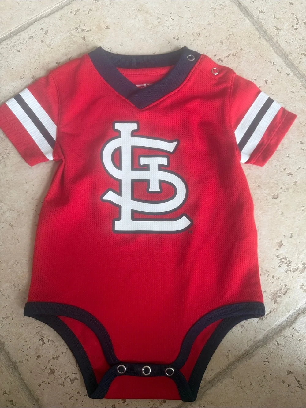 St. Louis Cardinals Red Baby One-Piece Bodysuit